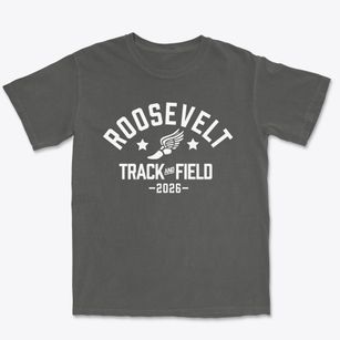 Roosevelt Elementary School Track and Field Premium Heavyweight T-shirt