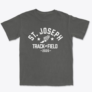 Saint Joseph Central High School Track and Field Premium Heavyweight T-shirt