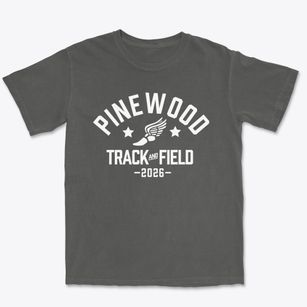 Pinewood Elementary School Track and Field Premium Heavyweight T-shirt