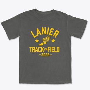 Lanier Middle School Track and Field Premium Heavyweight T-shirt