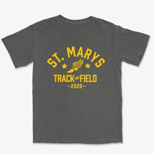 Saint Marys High School Track and Field Premium Heavyweight T-shirt