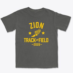 Zion Lutheran School Track and Field Premium Heavyweight T-shirt