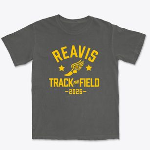 William Claude Reavis Elementary School Track and Field Premium Heavyweight T-shirt
