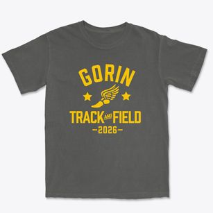 Gorin Elementary School Track and Field Premium Heavyweight T-shirt