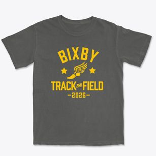 Bixby School Track and Field Premium Heavyweight T-shirt