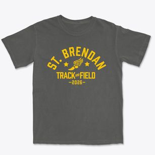 St Brendan Parish Track and Field Premium Heavyweight T-shirt