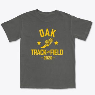 Oak Cliff Special Education Center Track and Field Premium Heavyweight T-shirt