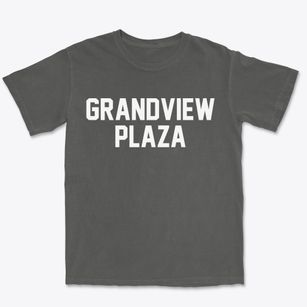 Grandview Plaza Kansas Classic Block Premium Heavyweight T-shirt