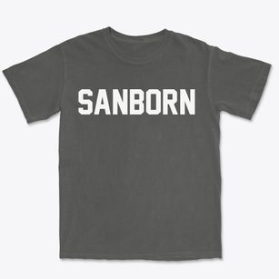Sanborn Iowa Classic Block Premium Heavyweight T-shirt