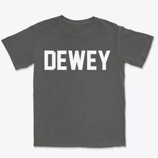 Dewey Wisconsin Classic Block Premium Heavyweight T-shirt