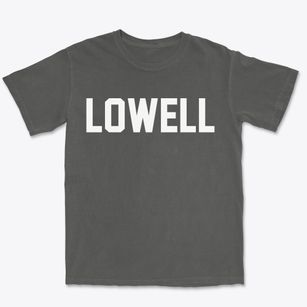 Lowell Massachusetts Classic Block Premium Heavyweight T-shirt