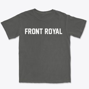 Front Royal Virginia Classic Block Premium Heavyweight T-shirt