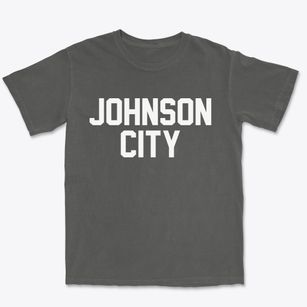 Johnson City New York Classic Block Premium Heavyweight T-shirt