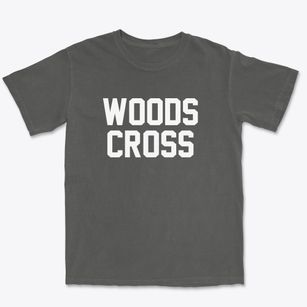 Woods Cross Utah Classic Block Premium Heavyweight T-shirt