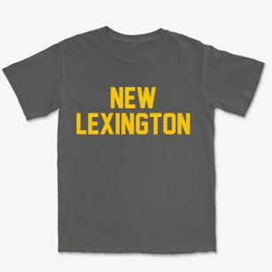 New Lexington Ohio Classic Block Premium Heavyweight T-shirt