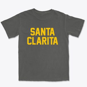 Santa Clarita California Classic Block Premium Heavyweight T-shirt
