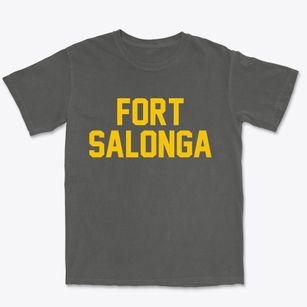 Fort Salonga New York Classic Block Premium Heavyweight T-shirt