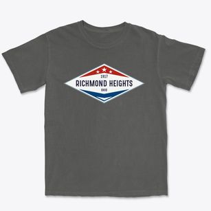 Richmond Heights Ohio Diamond Star Premium Heavyweight T-shirt