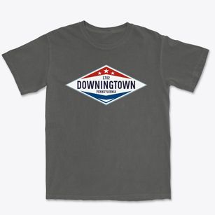 Downingtown Pennsylvania Diamond Star Premium Heavyweight T-shirt
