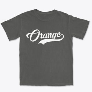 Orange Connecticut Vintage Team Premium Heavyweight T-shirt