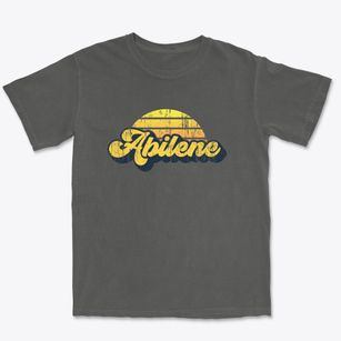 Abilene Kansas Sublime Sunset Premium Heavyweight T-shirt