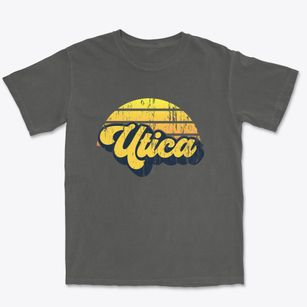 Utica New York Sublime Sunset Premium Heavyweight T-shirt