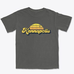 Kannapolis North Carolina Sublime Sunset Premium Heavyweight T-shirt
