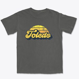 Toledo Oregon Sublime Sunset Premium Heavyweight T-shirt