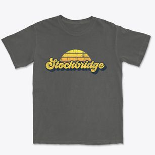 Stockbridge Massachusetts Sublime Sunset Premium Heavyweight T-shirt