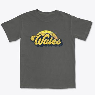 Wales Maine Sublime Sunset Premium Heavyweight T-shirt