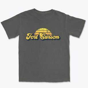 Fort Carson Colorado Sublime Sunset Premium Heavyweight T-shirt
