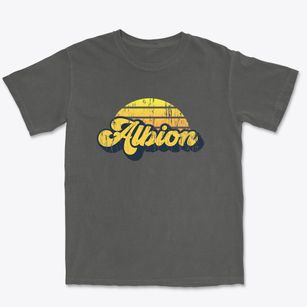 Albion Oklahoma Sublime Sunset Premium Heavyweight T-shirt