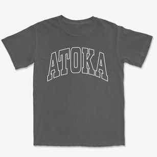 Atoka Oklahoma Trendy Block Premium Heavyweight T-shirt