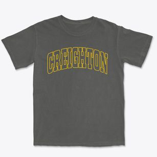Creighton Nebraska Trendy Block Premium Heavyweight T-shirt