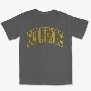 Florence Illinois Trendy Block Premium Heavyweight T-shirt