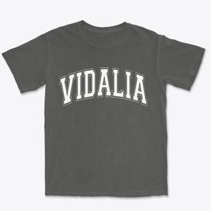 Vidalia Louisiana Varsity Premium Heavyweight T-shirt