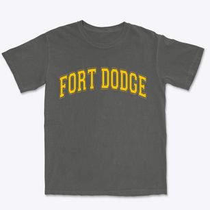 Fort Dodge Iowa Varsity Premium Heavyweight T-shirt
