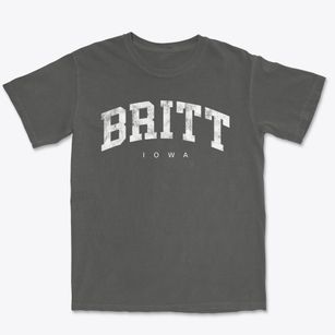 Britt Iowa Urban Vibe Premium Heavyweight T-shirt