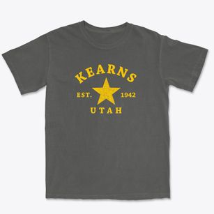 Kearns Utah Star Premium Heavyweight T-shirt
