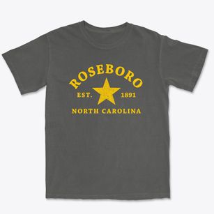 Roseboro North Carolina Star Premium Heavyweight T-shirt