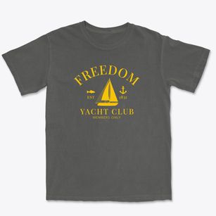 Freedom New Hampshire Yacht Club Premium Heavyweight T-shirt