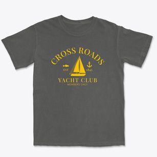 Cross Roads Texas Yacht Club Premium Heavyweight T-shirt