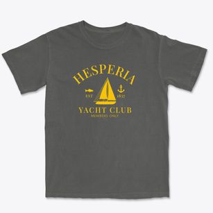 Hesperia Michigan Yacht Club Premium Heavyweight T-shirt