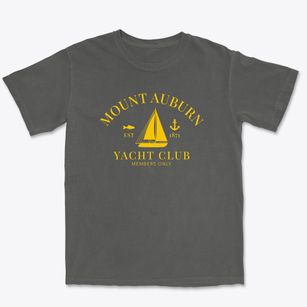 Mount Auburn Iowa Yacht Club Premium Heavyweight T-shirt
