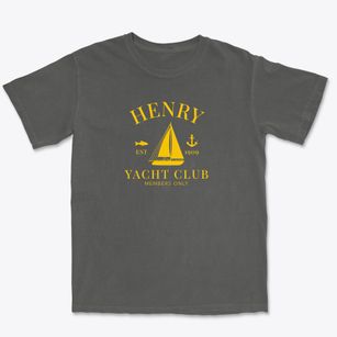 Henry Nebraska Yacht Club Premium Heavyweight T-shirt