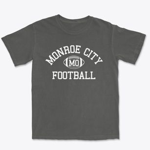 Monroe City Missouri Football Premium Heavyweight T-shirt