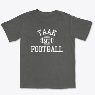 Yaak Montana Football Premium Heavyweight T-shirt