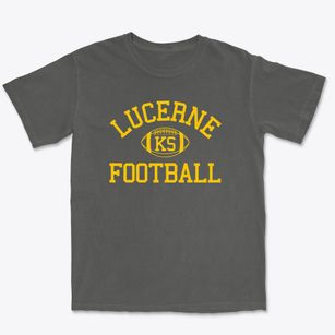 Lucerne Kansas Football Premium Heavyweight T-shirt