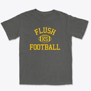 Flush Kansas Football Premium Heavyweight T-shirt
