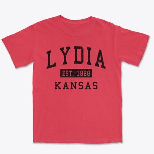 Lydia Kansas Classic Established Premium Heavyweight T-shirt